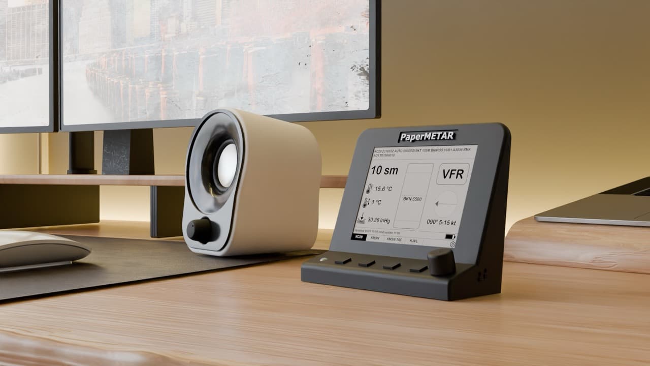 PaperMETAR in a home office - view 4